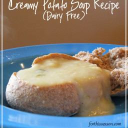 Creamy Potato Soup Without the Cream!