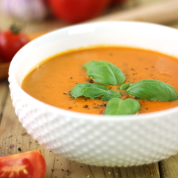 Creamy Roasted Red Pepper Tomato Soup