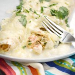Creamy Seafood Enchiladas