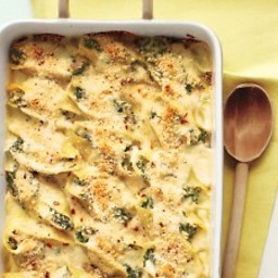 Creamy Shells with Tuna and Spinach