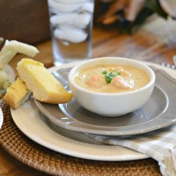 Creamy Shrimp and Sweet Corn Soup