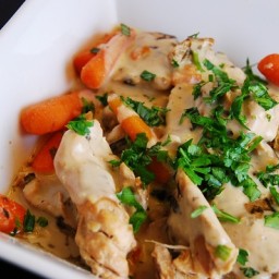 Creamy Slow Cooker Tarragon Chicken