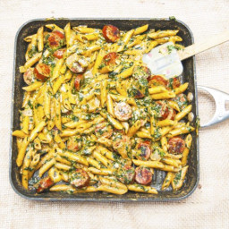 Creamy Spinach and Italian Sausage Pasta Recipe