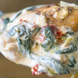 Creamy Sun-Dried Tomato And Spinach Chicken Thighs
