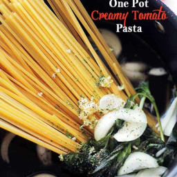 Creamy Tomato One Pot Pasta Recipe