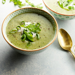 Creamy Vegan Arugula Soup