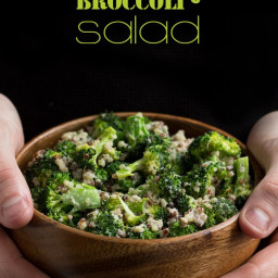Creamy Vegan Broccoli and Quinoa Salad