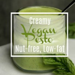 Creamy, Vegan Pesto, Nut-Free!