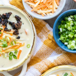 Creamy Vegan Potato Soup Recipe
