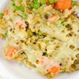 Creamy Vegetable and Rice Casserole