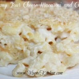 Creamy Four Cheese Macaroni and Cheese