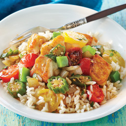 Creole Chicken and Okra