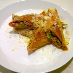 Crepes with Ham and Cheese