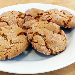 Crinkle Gingerbread Cookies