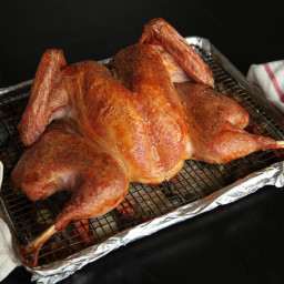 Crisp-Skinned Butterflied Roast Turkey With Gravy Recipe
