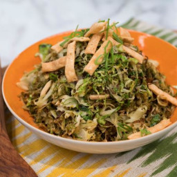 Crispy Asian Brussels Sprouts Salad