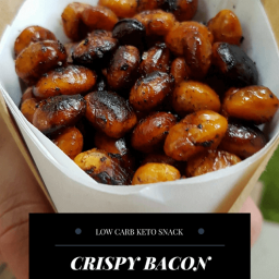 Crispy Bacon Fried Lupini Beans (Low Carb Snack)