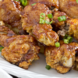 Crispy Baked Barbecue Chicken Wings