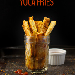 Crispy Baked Yuca Fries