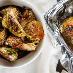 Crispy Balsamic Brussel Sprouts