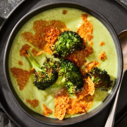 Crispy Broccoli Cheese Soup Recipe on Food52