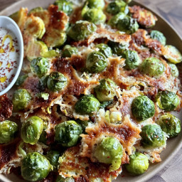 Crispy Brussel Sprout Chips (2 Ingredients)