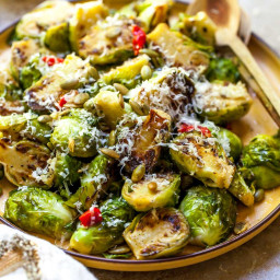 Crispy Brussels Sprouts with Maple-Mustard Glaze