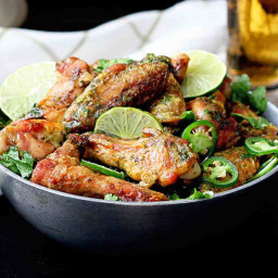 Crispy Chili Lime Baked Wings