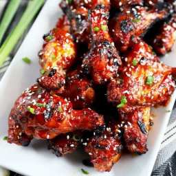Crispy Korean BBQ Chicken Wings
