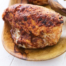 Crispy Oven Roasted Bone-In Chicken Breast