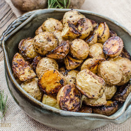 Crispy Oven Rosemary Balsamic Potatoes