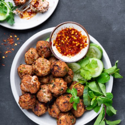 Crispy Thai Laab Meatballs
