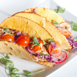 Crispy Zucchini Tacos with Chipotle Cream Recipe