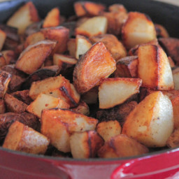 Crispy Pan Roasted Potatoes