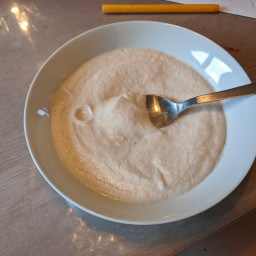 Crème de chou-fleur aux petits lardons