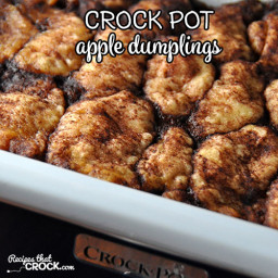 Crock Pot Apple Dumplings