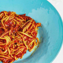 Crock Pot Baked Spaghetti