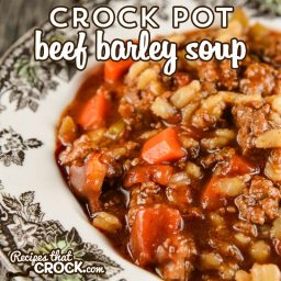 Crock Pot Beef Barley Soup