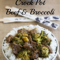 Crock Pot Beef Broccoli