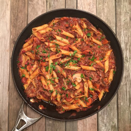 Crock-pot Beef Ragu With Penne And Ricotta