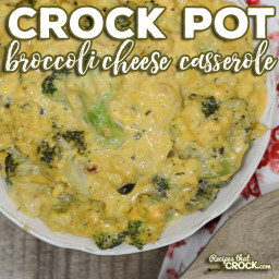 Crock Pot Broccoli Cheese Casserole