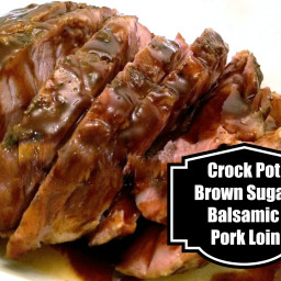 Crock-Pot Brown Sugar and Balsamic Pork Roast