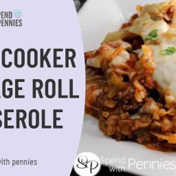 Crock Pot Cabbage Roll Casserole!