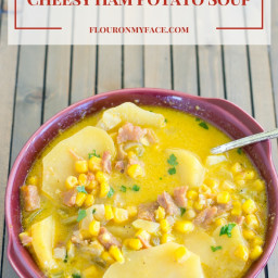 Crock Pot Cheesy Ham Potato Soup