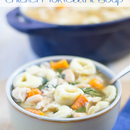 Crock Pot Chicken Tortellini Soup