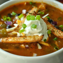 Crock-pot Chicken Tortilla Soup