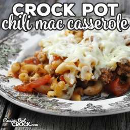Crock Pot Chili Mac Casserole
