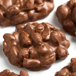 Crock Pot Chocolate Peanut Clusters