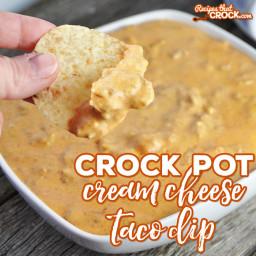 Crock Pot Cream Cheese Taco Dip