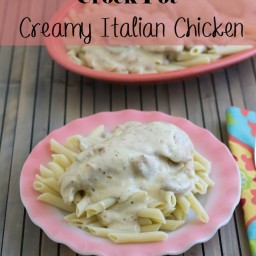 Crock Pot Creamy Italian Chicken